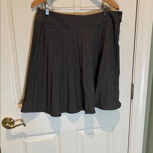 Chic Charcoal Skater Skirt
